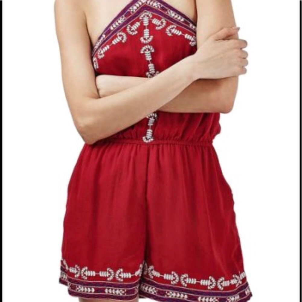 Topshop open back Romper - Picture 3 of 6